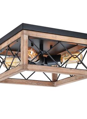 卧室吸顶灯美式乡村复古创意简约餐厅书房ebay爆款灯具