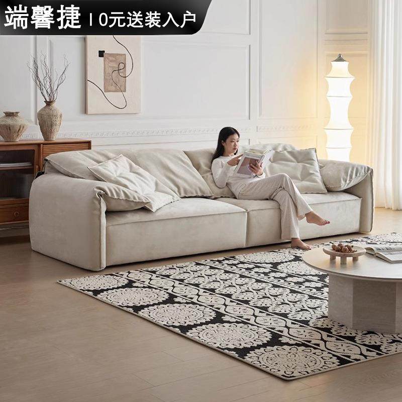 大象耳朵沙发法式奶油风布艺沙发横厅羽绒三人位沙发客厅懒人沙发,收纳整理,烫衣板及配件,淘宝优惠券,粉丝福利购,淘宝优惠卷