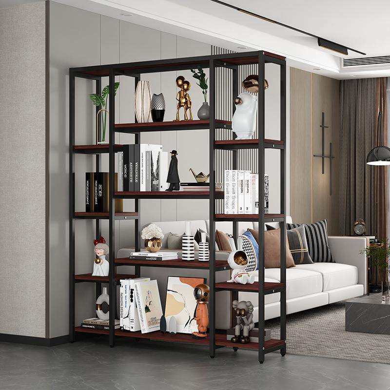 L&z落地置物架多层办公室隔断简约组合架子客厅玄关柜书架展示架