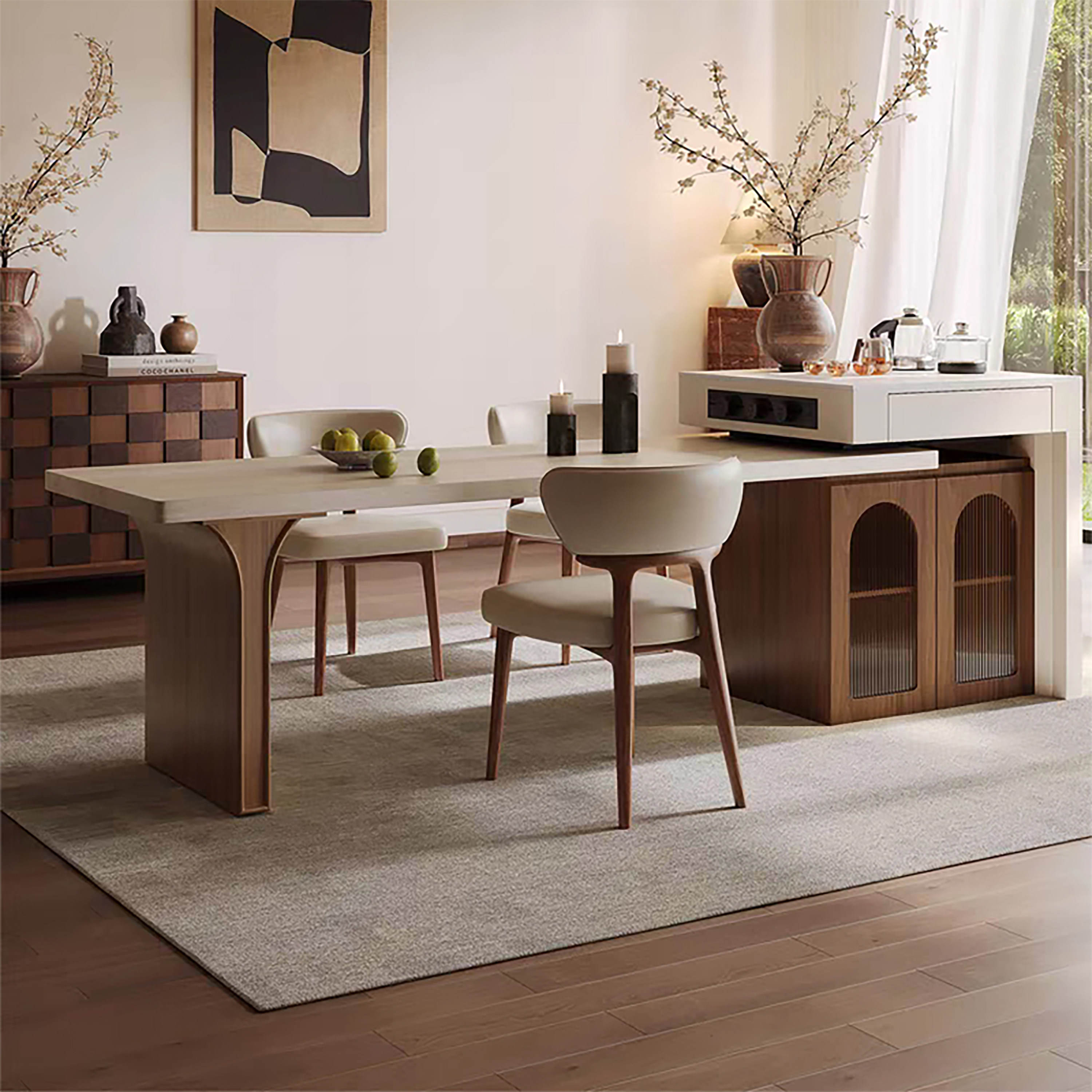 法式中古风岛台餐桌一体2025新款家用高级厨房中导台洞石岩板导台,住宅家具,岛台餐桌,淘宝优惠券,粉丝福利购,淘宝优惠卷