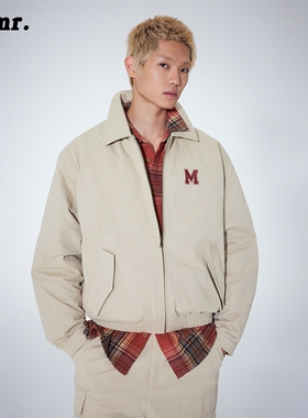 MLMR冬季新款复古休闲风可拆卸环保毛领常规羽绒服外套男女同款