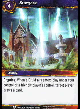 【已售罄】魔兽卡牌 DUNGEON TREASURE 10 英闪白卡 Stargaze