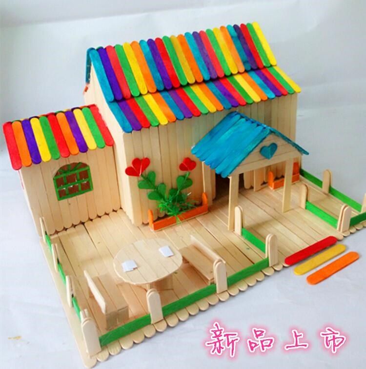 a	制作木棒玩具创意木板冰棍雪糕棍夏季家居木工小屋木条冰糕木材在类目 模玩/动漫/周边/cos/桌游, 模型制作工具/辅料耗材中 - 来自Buy2taobao.com提供专业的淘宝代购服务