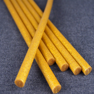 闪光炫彩金色热熔胶棒7mm11mm强力热熔胶枪手工DIY粘速溶胶棒