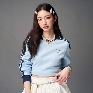 JM8012 JM8011 POLO衫 阿迪达斯三叶草女子运动休闲华夫格翻领长袖
