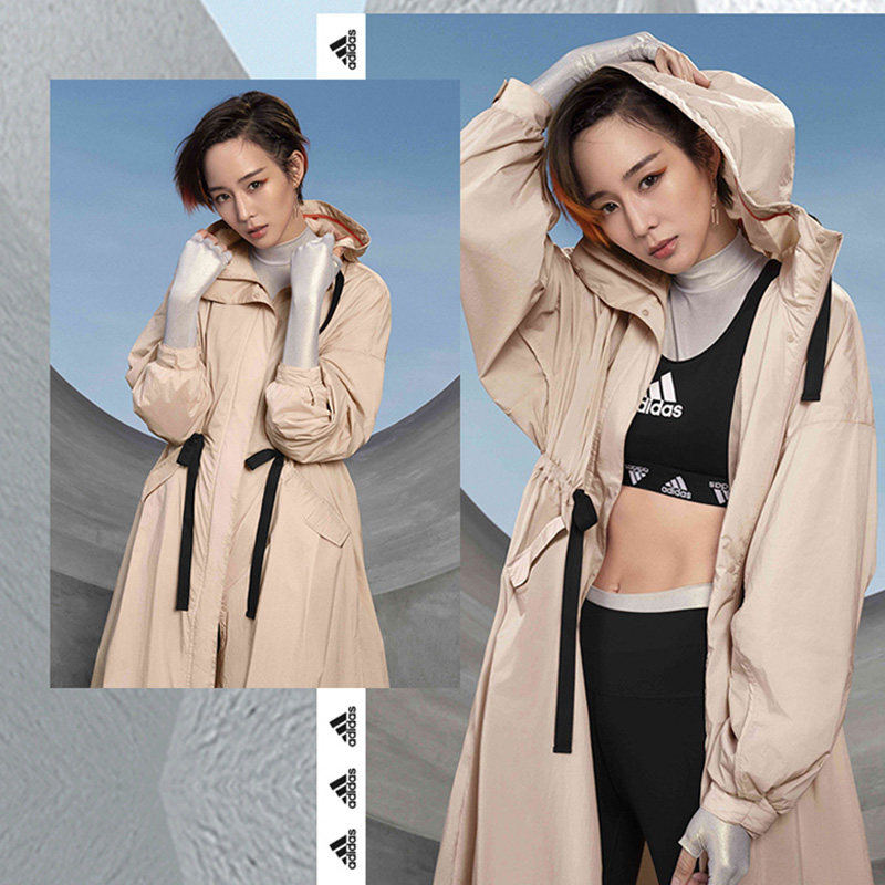 阿迪达斯女子运动休闲夹克外套