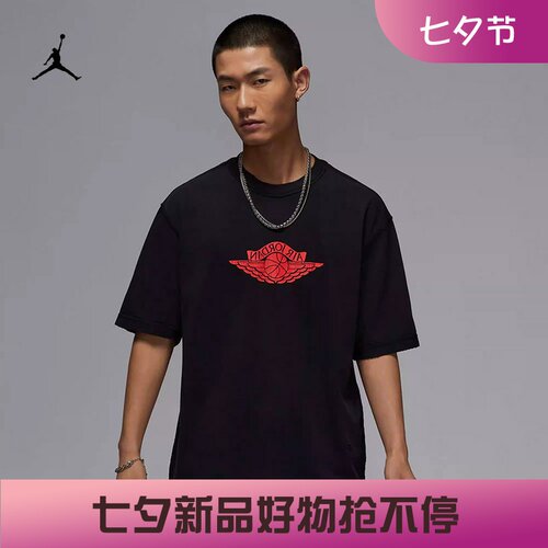 耐克男子休闲做旧复古短袖T恤