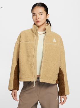 耐克/NIKE ACG女子运动宽松休闲保暖羊羔绒夹克外套HV4706-551