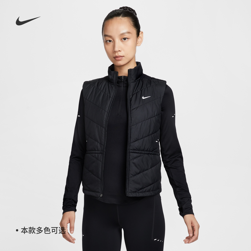 耐克/NIKE女子运动训练休闲夹棉保暖跑步马甲背心HV2656-010-133