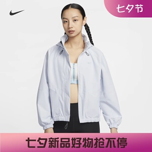 耐克/NIKE女子运动宽松休闲拒水防风连帽夹克外套HV4876-085-783