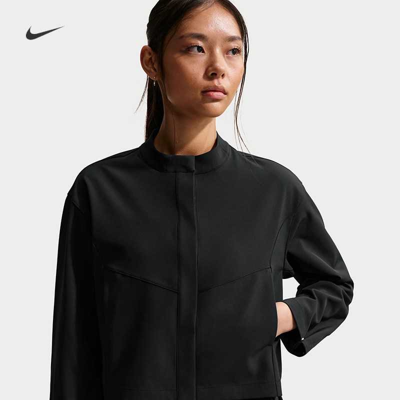 耐克/NIKE女子运动训练速干柔软24.7系列短款夹克外套IB8987-010