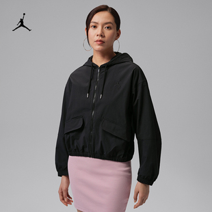 JORDAN女子运动休闲轻薄防晒连帽夹克外套IF1178 010 NIKE 耐克
