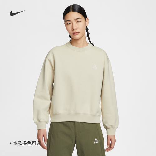 耐克/NIKE ACG女子运动休闲加绒保暖拒水圆领卫衣IH0716-229-684