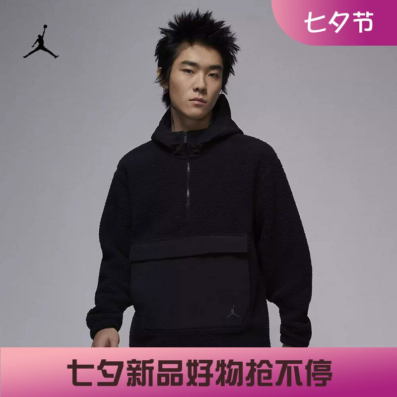耐克男子运动仿羊羔绒套头衫上衣
