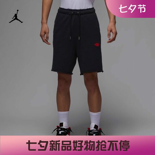 耐克JORDAN男子飞翼LOGO针织短裤