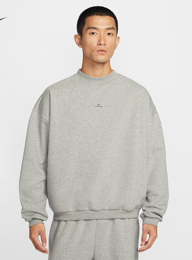 耐克/NIKE男子运动宽松休闲加绒保暖圆领篮球卫衣IM5902-010-237