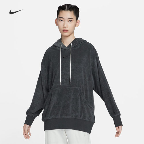 耐克女子运动宽松休闲连帽卫衣