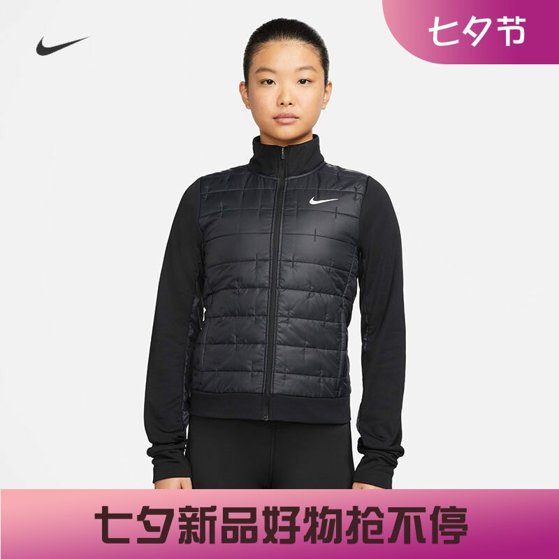 耐克女子运动训练保暖轻薄棉服