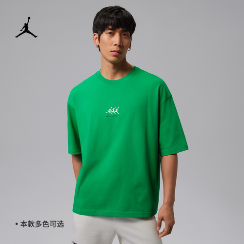 耐克/NIKE JORDAN男子运动宽松休闲纯棉短袖T恤IF3134-010-310