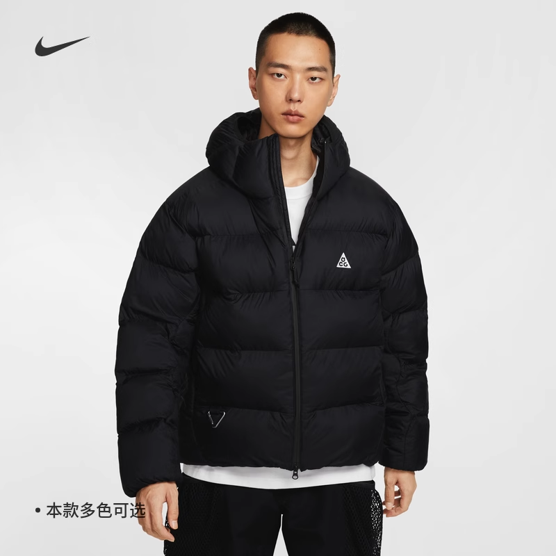 耐克男子宽松户外面包服棉服外套