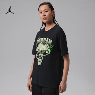 T恤IR7007 耐克 NIKE JORDAN女子运动宽松休闲印花短袖 100 010
