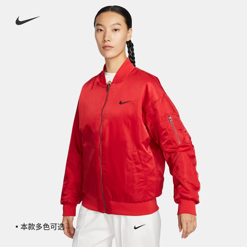 耐克女子运动休闲双面穿棉服