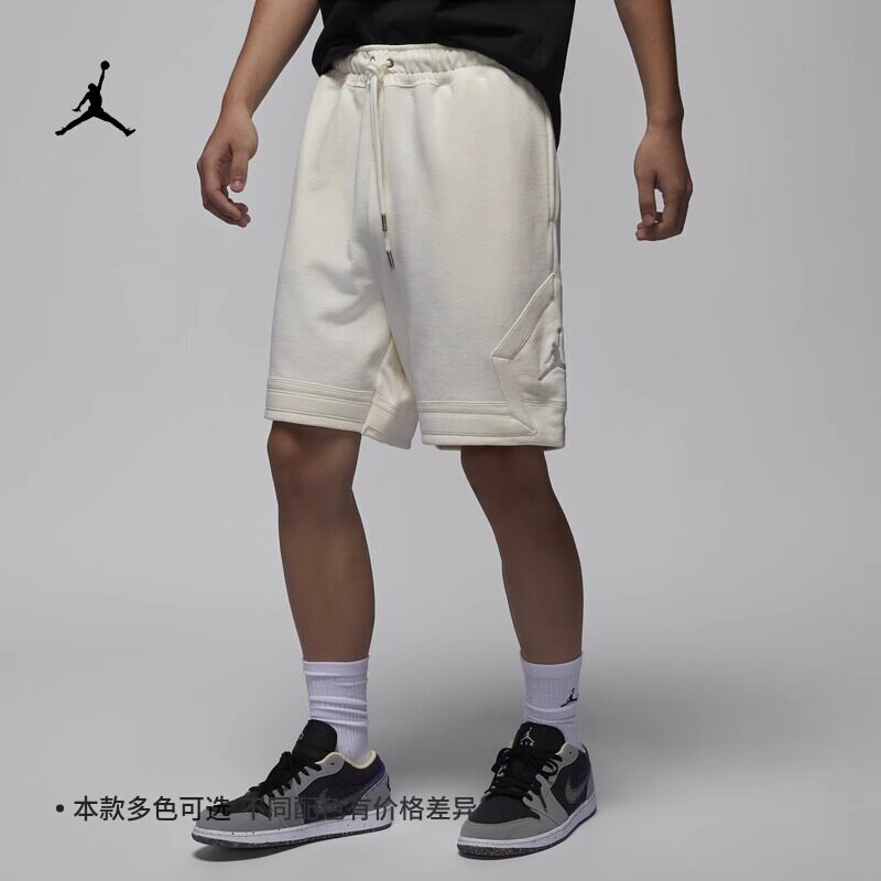 耐克/NIKE JORDAN男子运动宽松休闲加绒针织短裤FV7258-010-133