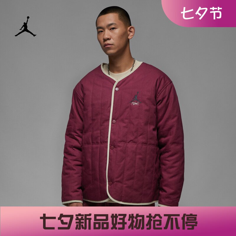 耐克男子运动休闲保暖双面穿棉服