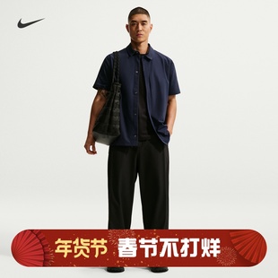 耐克/NIKE男子运动宽松休闲轻盈防晒春季速干直筒长裤IF2124-010