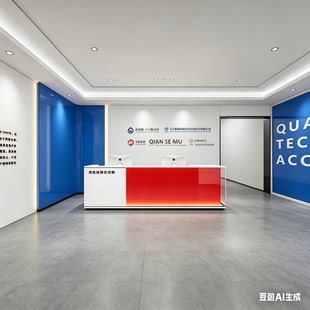 培训机构前台公司酒店超市收银台亚克力柜台设计吧台台球馆接待台