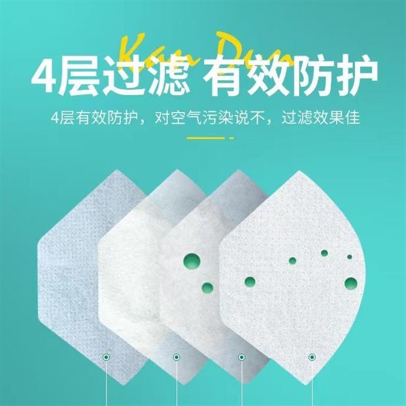 KF94新款口罩韩款3D立体口罩防尘防飞沫四层透气网红同款口罩
