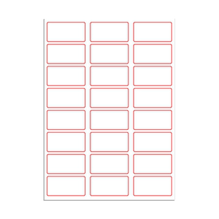 a4不干胶标签打印纸带边框标签贴纸定制班级姓名贴A4空白内切割打印纸自粘背胶激光喷墨白色哑面分切小方格