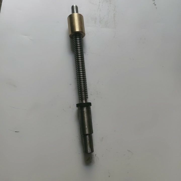 机床配件重庆二机CK616数控车床尾3丝杆 长310螺纹T20*4尾螺母配
