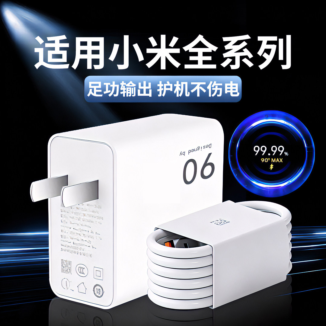 适用红米note11充电器头33极速闪充Redmi红米Note11手机充电插头小米5G原装正品pro快充头6A加长套装K6线25W