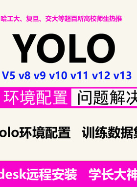 yolo环境搭建配置/yolov11/yolov5/yolov8/yolov10/yolov3/yolov7