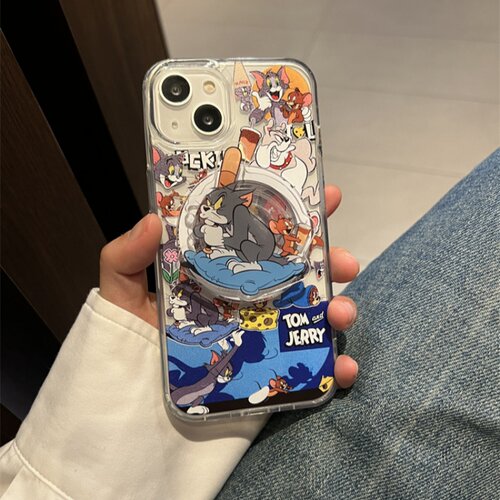 卡通猫和老鼠磁吸支架Z9turbo适用vivo iQOO 12/11/10手机壳neo9汤姆8pro/neo5个性6情侣7se新款Z8X保护套Z5x