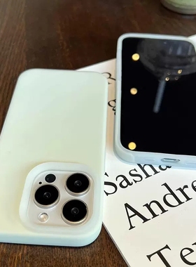 ins夏天曼波绿色果冻液态硅胶壳K80适用17小米15/14ultra手机壳NOTE13红米K70至尊版PRO+全包耐脏civi4薄荷5