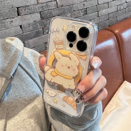 ins风奶黄狗狗磁吸适用A5/OPPO FindX9/X8S+Reno15C/14/13/12F手机壳X7ultra/A6pro女新款K15/A2m/A3X防摔A58