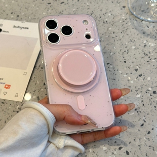 韩系简约泼墨纯粉磁吸支架适用OPPO A6S/5/Reno16/15/14Pro手机壳Find X9SPro少女X8S+X7ultra新款A3X防摔A58