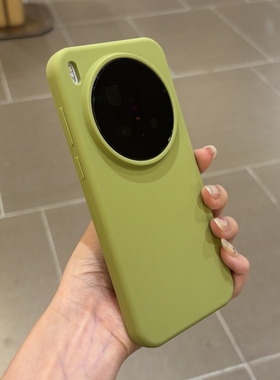 橄榄绿色软糯橡皮感适用荣耀maigc8/7pro华为mate70手机壳60真液态硅胶Pura80高级ultra全包nova14防摔简约60