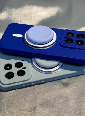 ins风远峰蓝磁吸支架ACE5适用一加13手机壳OnePlus小清新12啪嗒1+10PRO防摔11简约ACE3液态全包2PRO高级感1+8