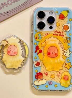 油画星星小人旋转磁吸支架适用vivo s30手机壳X200S女X90pro/X100ultra新款s19/S20女S18/Y78/Y500防摔V50PRO