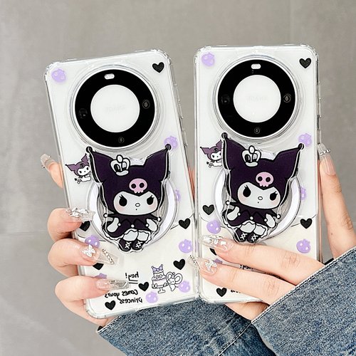 卡通库洛米磁吸支架适用A5/OPPO FindX9/X8S+Reno15/14/13/12F手机壳A98日韩A6pro女K13/A2新款A96/A3X防摔58