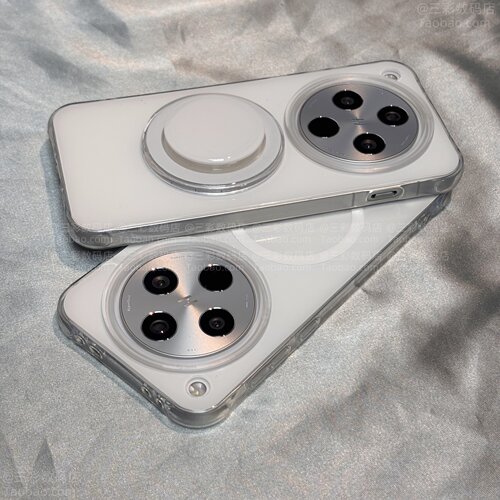 双层imd内置亮面磁吸支架适用vivo X200/X90S手机壳X80/X100大孔s19/S18/s20/S17pro简约Y300i/Y35硬Y77e强磁