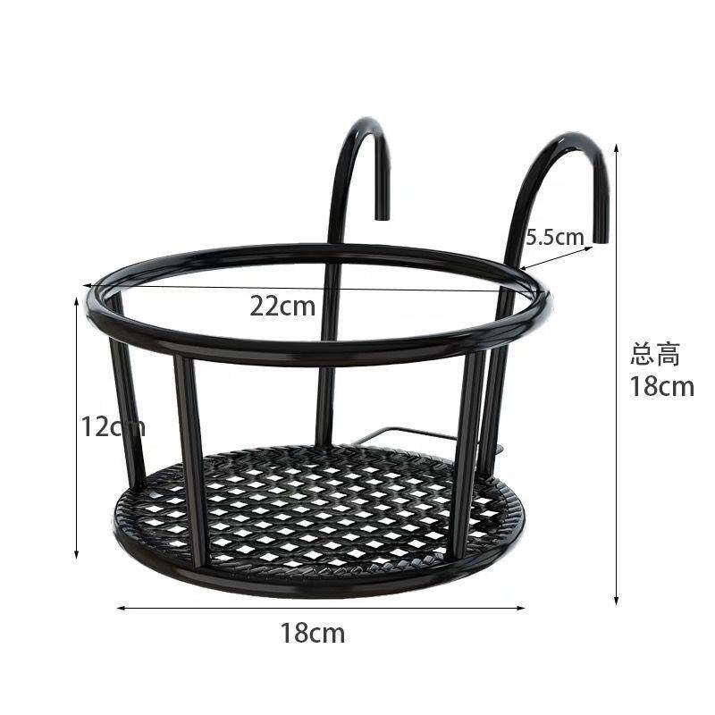 挂篮花盆阳台铁艺半壁挂植物绿萝盆吊兰悬挂多肉加厚耐用创意个性