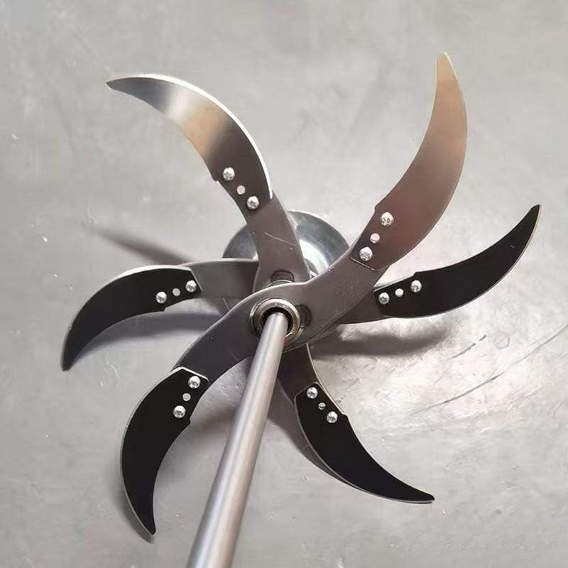 6刀片切草机粉碎机切菜塑料桶瓜喂鸡家禽养殖农村家用电钻改装diy图片