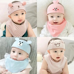 囟门帽男宝宝婴儿帽子发带护卤门帽秋季女宝宝小月龄秋天冬卤门帽