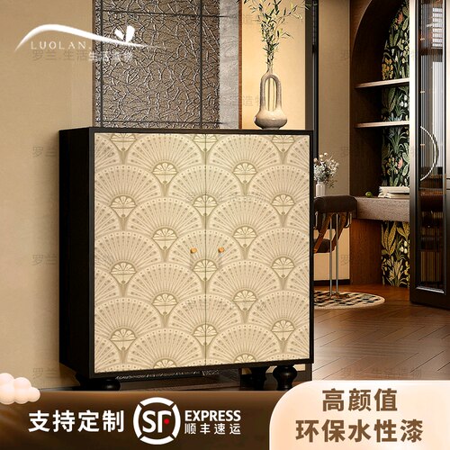 简约家用入户玄关一体储物鞋柜