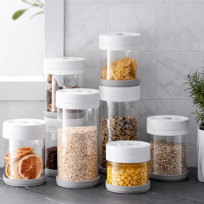 可抽真空玻璃密封罐储存收纳瓶