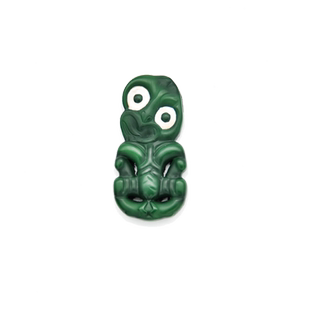 大都会艺术博物馆大洋洲系列 新西兰毛利人绿玉吊坠 立体冰箱贴